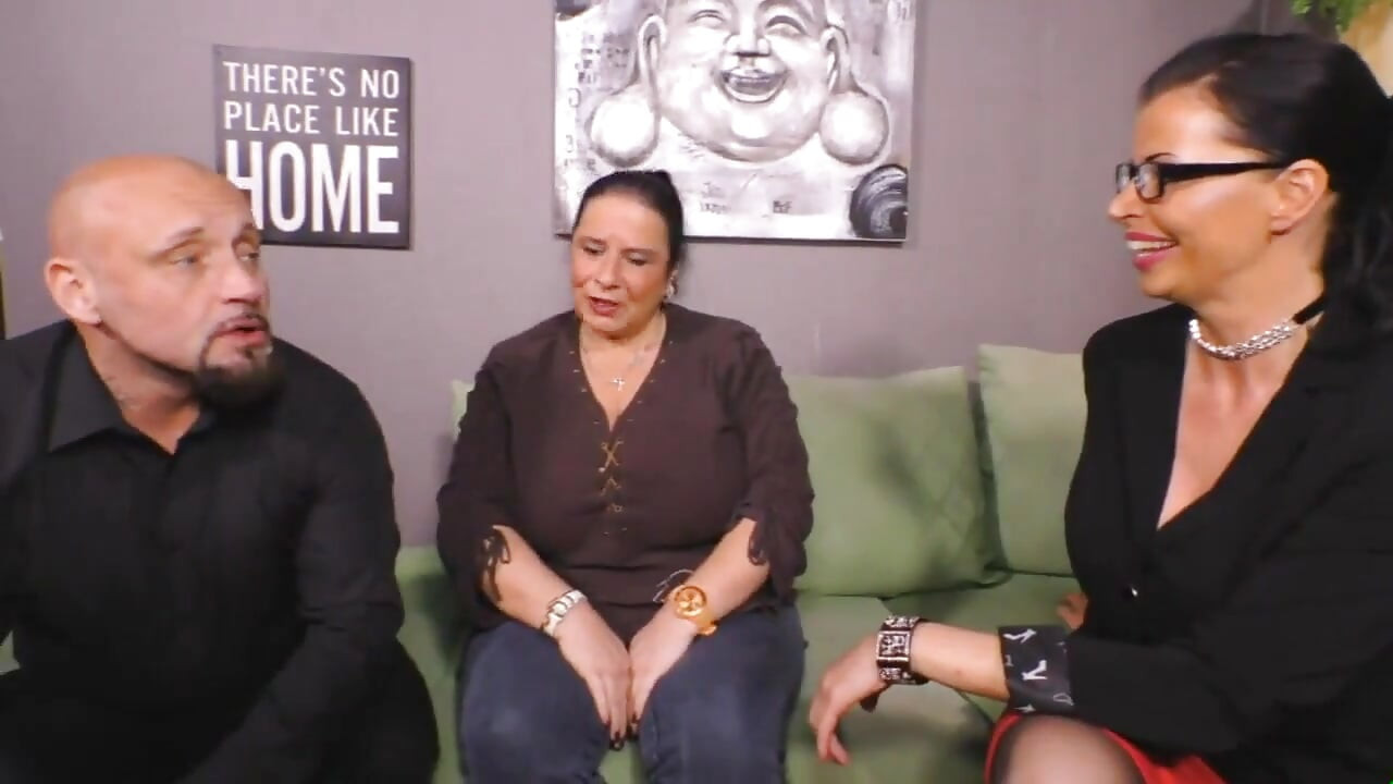 Big boobs chubby on the cock...threesome
