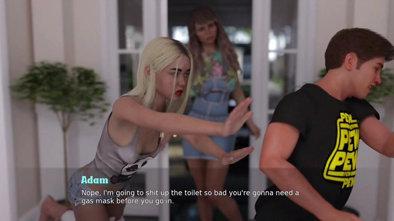 Stepmom Flirt with Cafe Guy While Stepdad with Flight Attended - Naughty Neighbors - E02