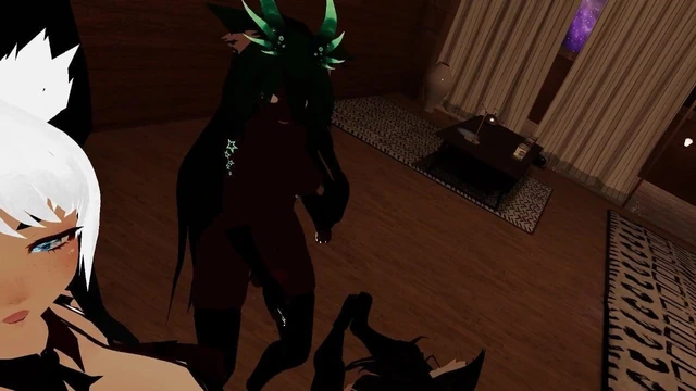 VR-чат в тройничке