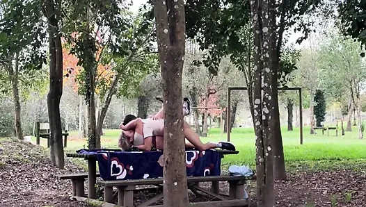 Stepmother Gets Caught Having Sex Outdoors