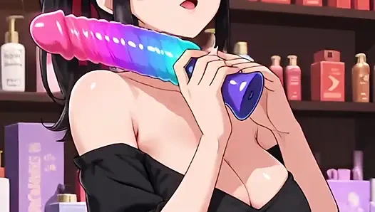 Hentai 2026! Student plays in a sex shop ass loves
