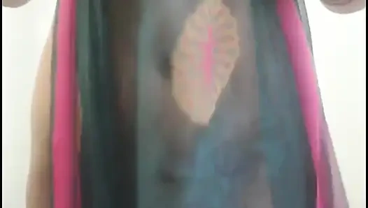 Дези Saree раздевается, соблазняет - полностью обнаженная соло игра - интенсивный оргазм - без лица - 4K