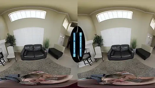 TÖDLICHER HARDCORE VR - du bist zu hause vom college und fick den heißen Babysitter des stiefvaters