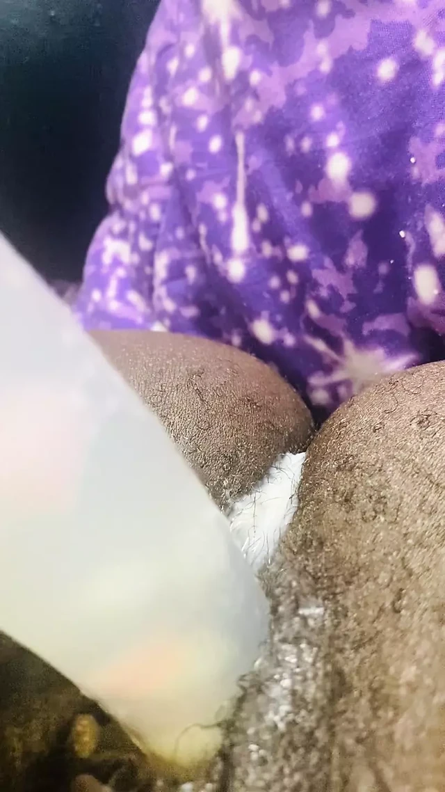 dildo in my black vagina gliding and sliding in and out my warm hot young pretty pussy (onlyfans alliyahaleciascott)