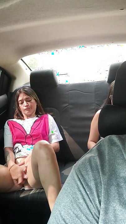 I fuck my friend in my boyfriend's car.