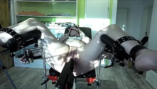 Slave Used on Gynogological Chair