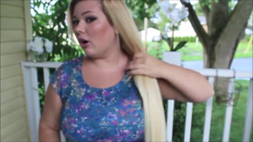 Blonde BBW With Huge Tits