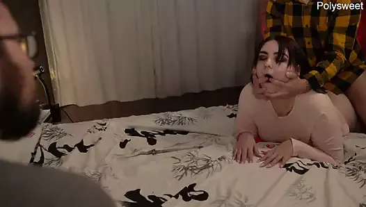 Fucking my girlfriend in a pussy filled with another man's cum