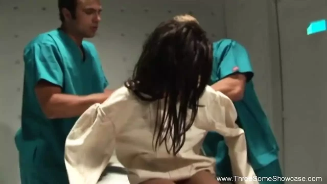 Wild Threesome Loving The Double Cock Fuck Fest Skinny Girl