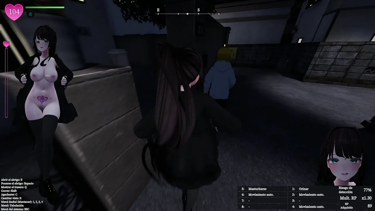 +18 naked waifu in an adventure -Secret flasher