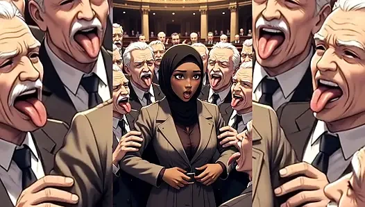 Мусульманские крошки в хиджабе унизили и имеют уродливые толстые грязные старики - сжали, поцелуи, жестко трахнули, часть 2