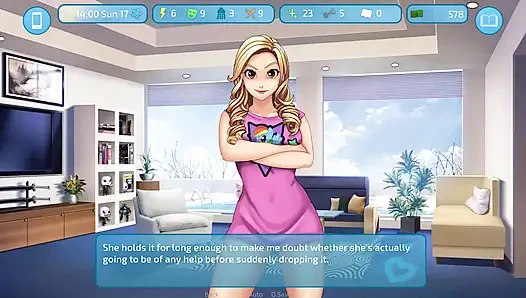 Cinta & seks basis kedua: teman sekamar pirang panas ep 11