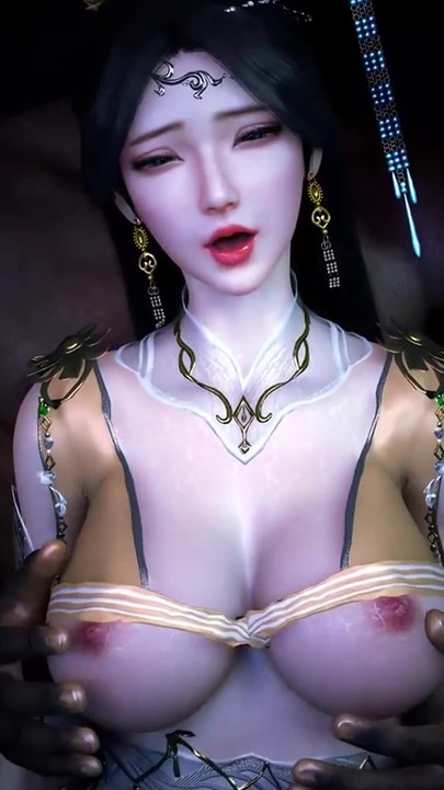 3D Cute Cosplay Slut Asian Whore Have Group Sex