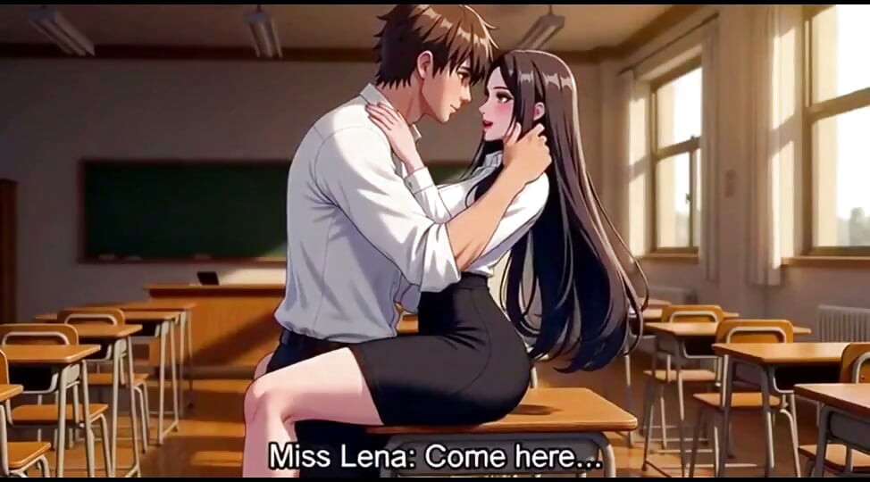 irresistible sex desire between a beautiful teacher and her devoted college student