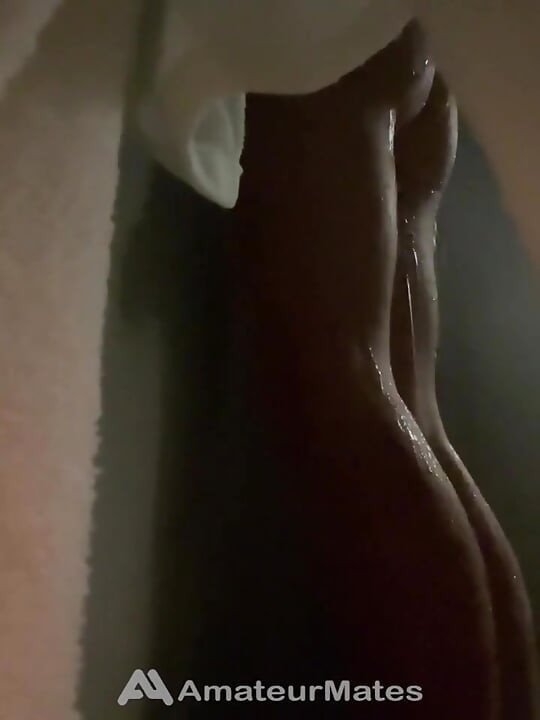Amateur Boy's Bubble Ass Spanked by Coach in the Pool's Shower