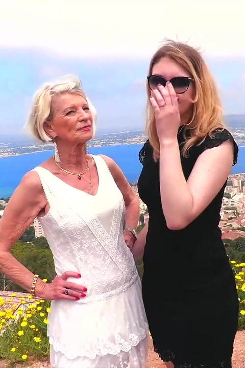 Eva, a 70-year-old GILF, Is Having Sex with Lyna, Aged 27