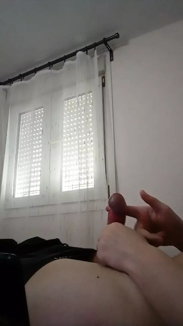 The young guy got a dick, he started to masturbate  #14