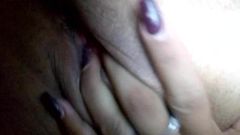 Mexican milf pussy cumming hard on her dildo