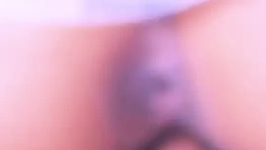 The stepmother greets her stepson at the door and rides him all the way to the back