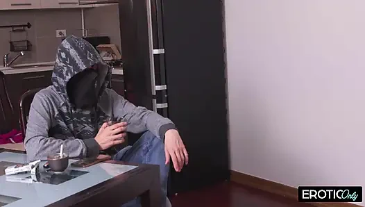 Stepmother Has Intercourse with Her Stepson's Friends While He Watches