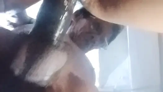 gaya doggy sama istriku, dia malah muasin kami
