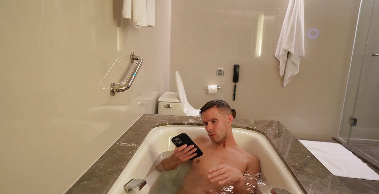 Трохи відпочити у ванні з моєї літньої поїздки до Китаю