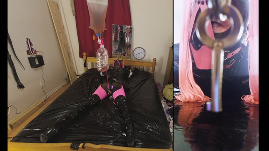 Sissy Maid CBT Self Bondage Torture