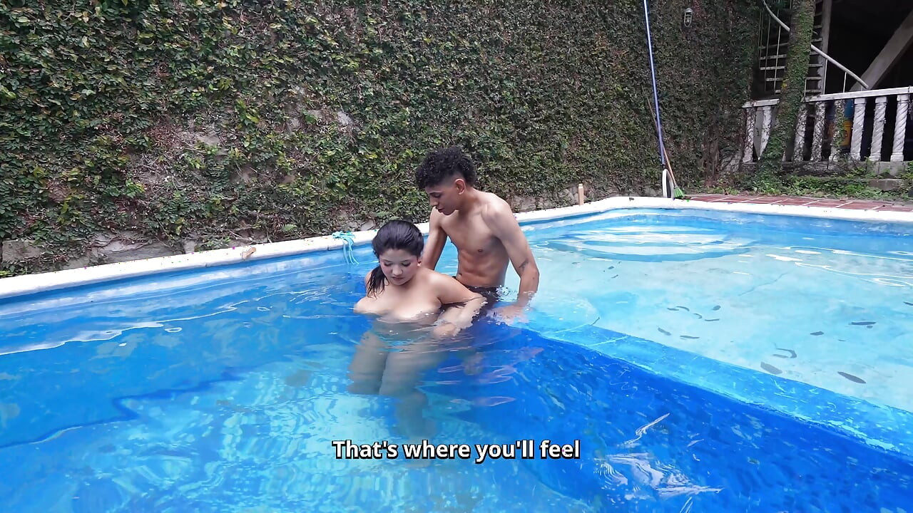 Curvy 18yo Latina Virgin Pool Lesson Turns Into Taboo Facial Fuck-fest