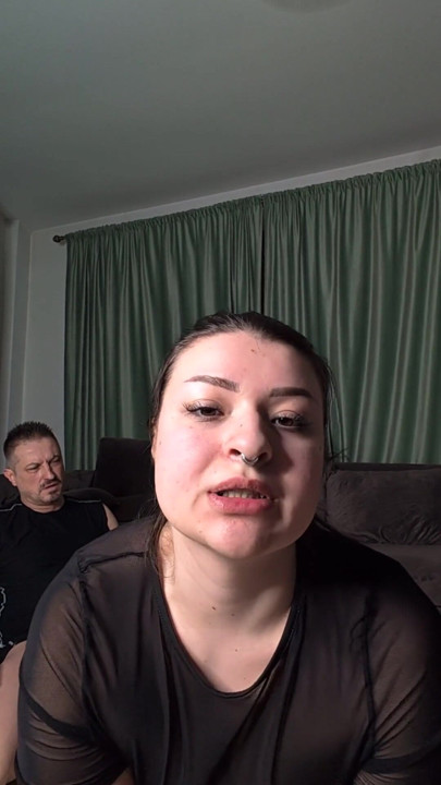 JOI in Romanian in Pantyhose with Slave, Ass Worship, Dirty Talk, Cuckold Talk | Clip 1