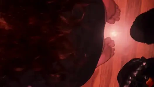 Redhead stepsister frozen in time