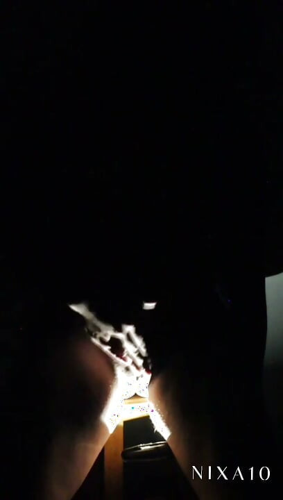 Sexy hot latina before going to work masturbates