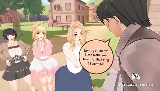 Her Husband Is Gone, So The Village Boy Fucks Her Mouth & Pussy Until She Cums