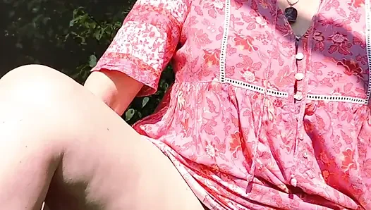 Meine rosa hängenden drapiert