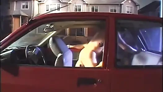 Beautiful asian babe pussy fucking in the car