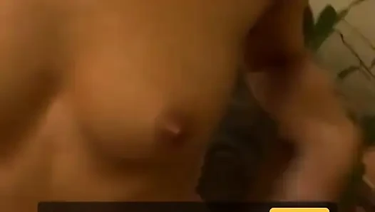 Stunning Blonde Whore with Perfect Tits and Ass Gives Camera Man a Blowjob