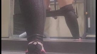 Big Ass Latina Work Out Squats