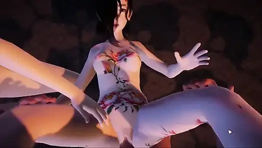 Play Double Flying Activities with Two Sisters