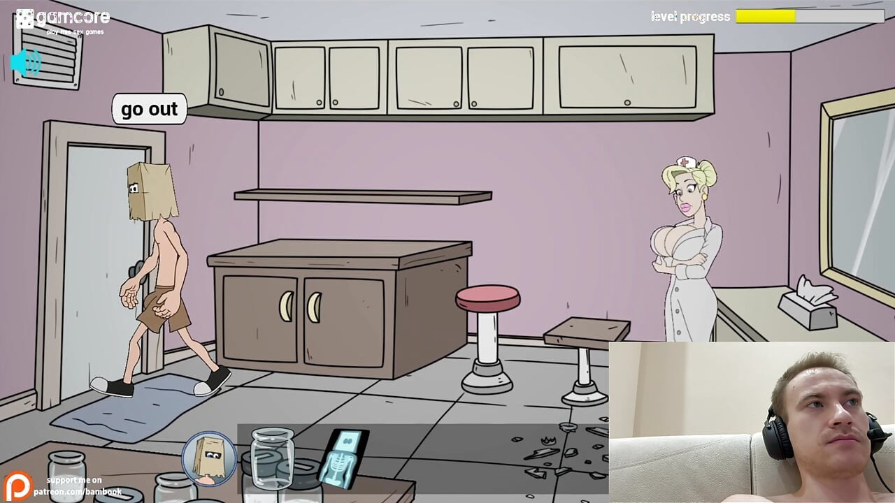 FuckerMen Hospital - Big Tits Nurse Sucks My Huge Cock  Adult Game Playthrough