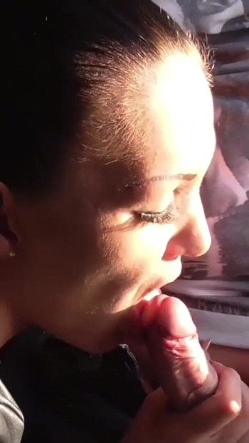 Key moment from "Public Double Blowjob from Two German Teen by Stranger Guy"
