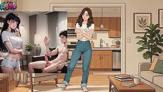 Aku ngentot pacar saudara tiriku (19) waktu dia lagi nonton bocoran bocoran anime