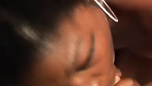 Amateur Ebony From France Got Big Facial