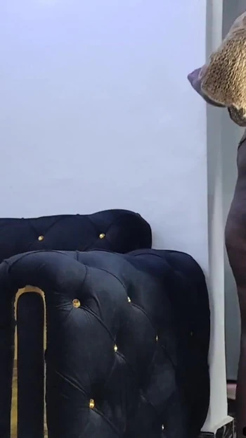 Key moment from "Fat Ass Ebony Cleaning Lady Naked Home Cleaning - Mara Exotic"