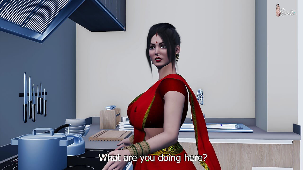 I Fucked My Horny, Desi Stepmom in the Kitchen.