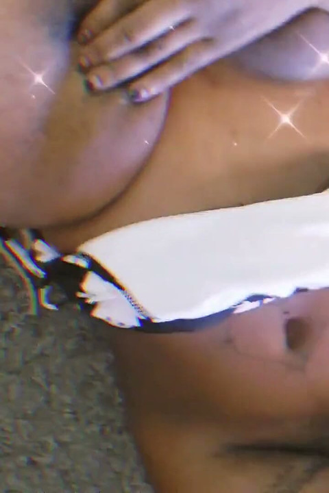 Young Ebony with Huge Tits