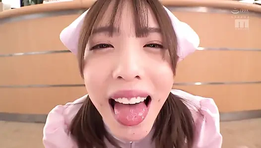 Шлюховатая медсестра лижет твое тело повсюду, и она заставит тебя кончить более 10 раз. Часть 1