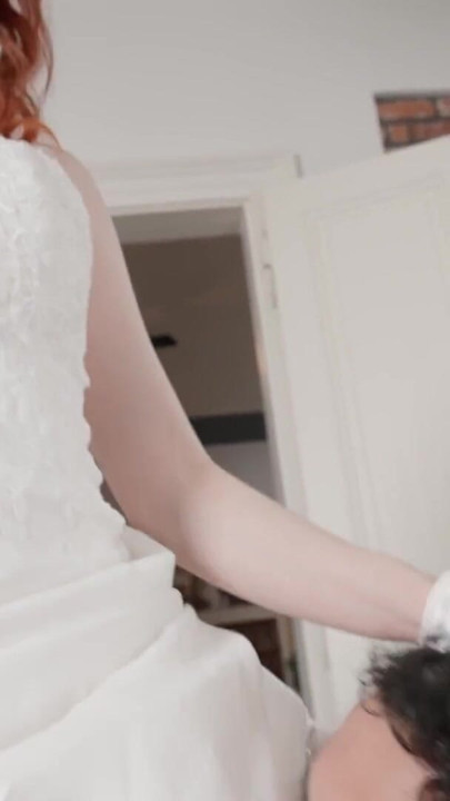 BRIDE4K. The Husband can't wait to lick his Bride's every Hole and Bring her to Orgasm | Clip 1