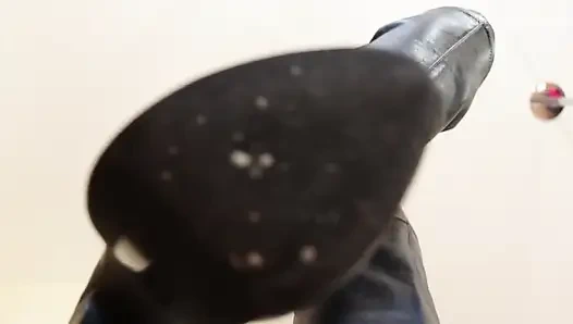 Slapped by my boots