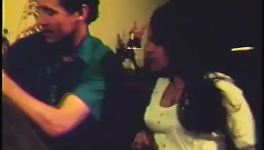 Sexy young girl in a vintage hard sex scene
