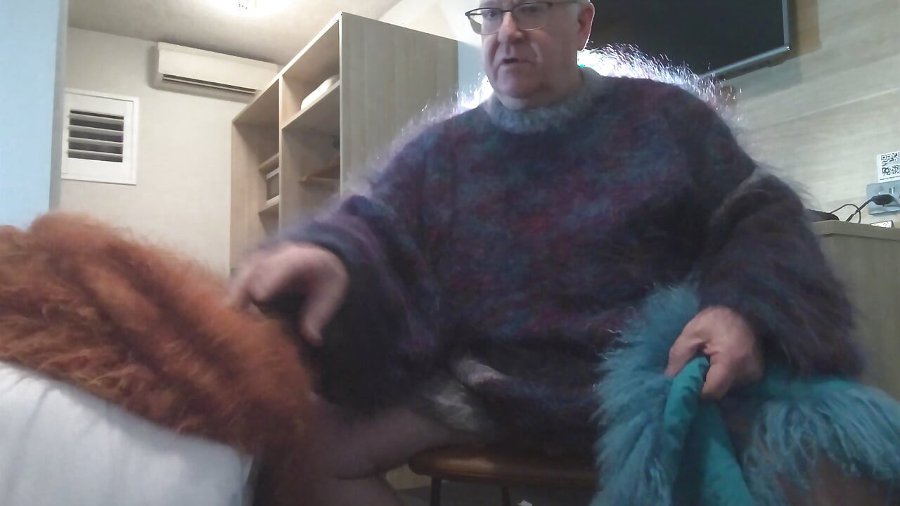 Mohair masturbation