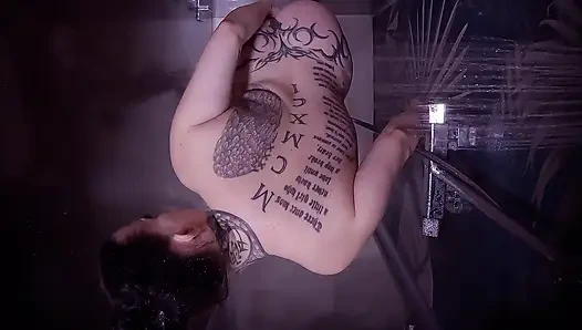 The plumber secretly installed a camera in the shower